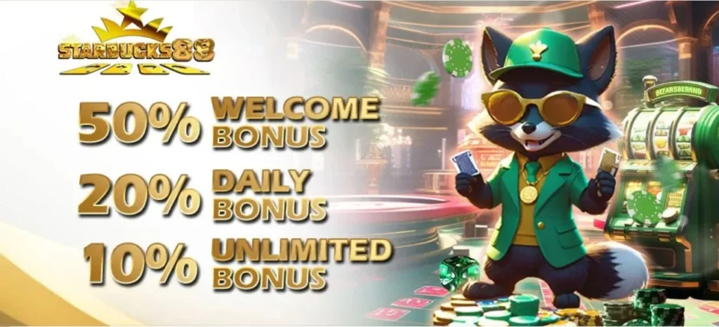 Starbuck88 Bonuses and Promotions