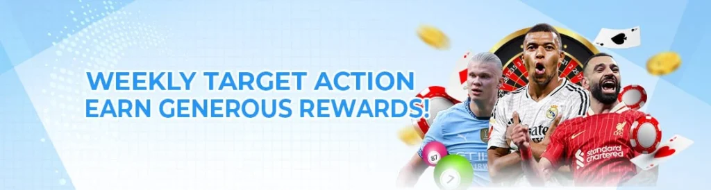Weekly Target Action - 96aubet
