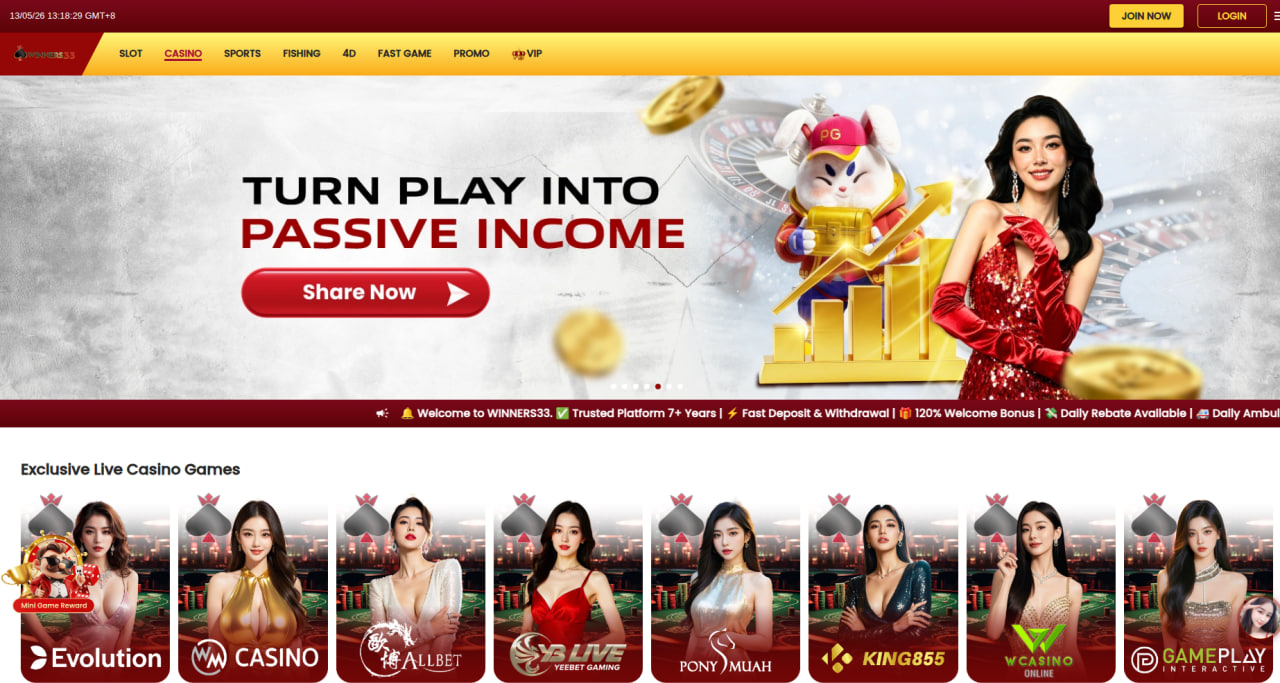 较早期的 Winners33 真人赌场证据截图